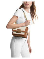on-model-Michael-Kors-Heather-Large-Canvas-Shoulder-Bag-Natural-Luggage