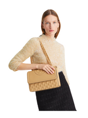 on-model-Tory-Burch-Fleming-Convertible-Shoulder-Bag-Desert-Dune