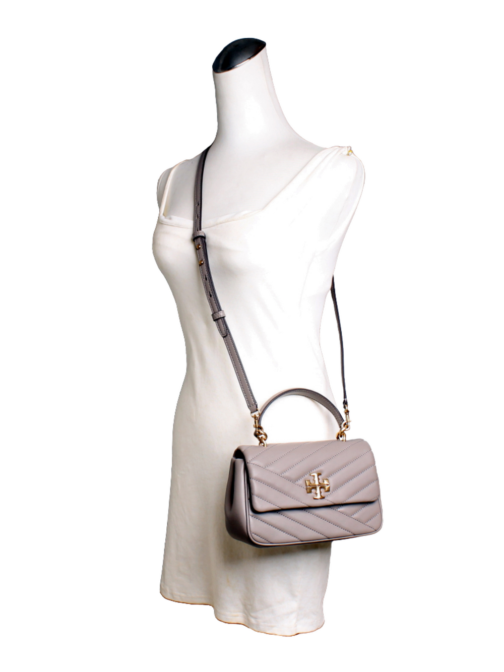 on-model-Tory-Burch-Kira-Chevron-Top-Handle-Bag-Gray-Heron