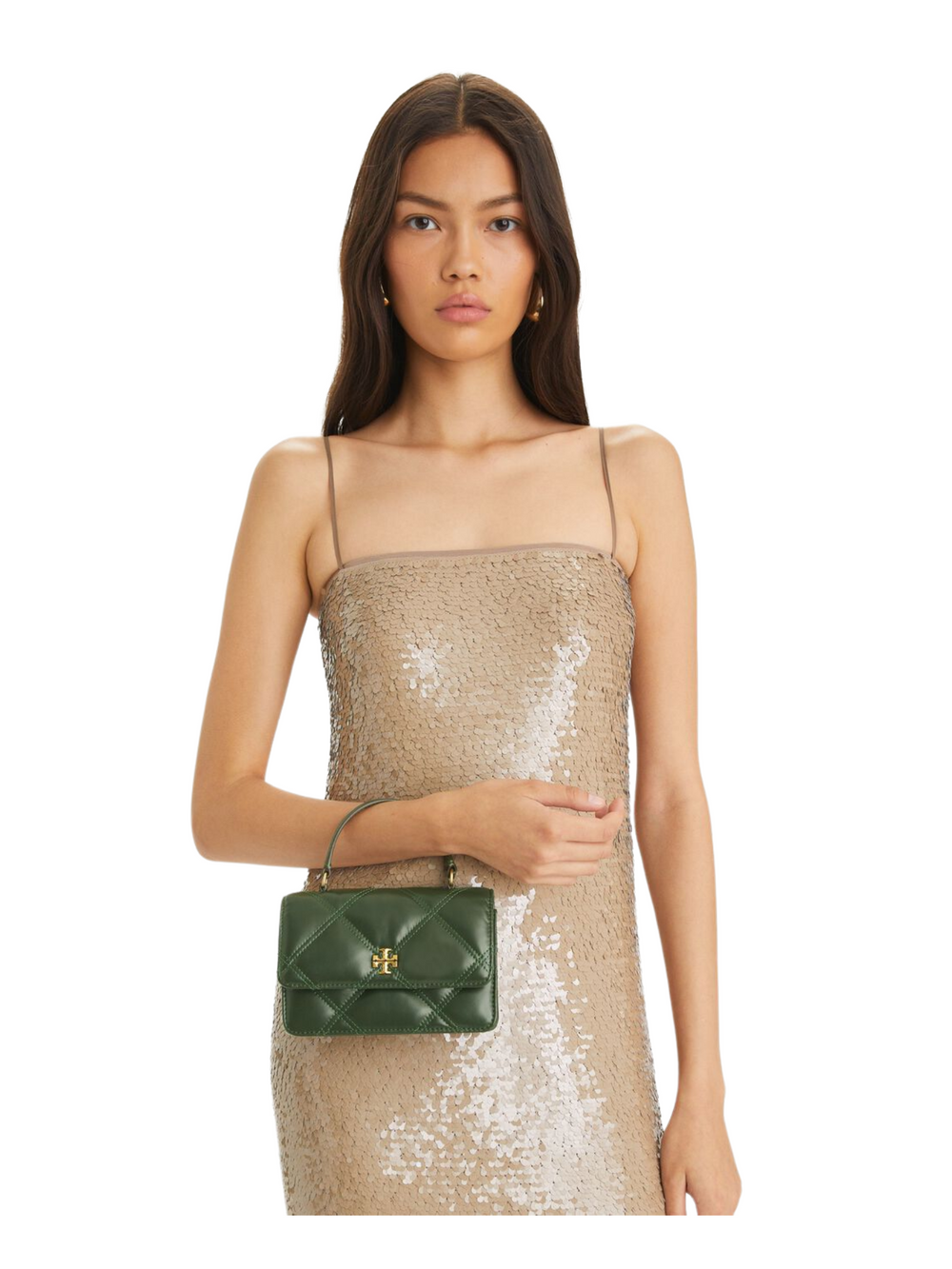 on-model-Tory-Burch-Mini_Kira_Diamond_Quilt_Top_Handle_Chain_Wallet