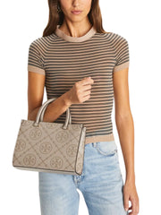 on-model-Tory-Burch-T-Monogram-Embossed-Square-Tote-Bag-Fresh-Clay