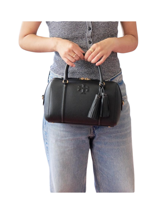 on-model-Tory-Burch-Thea-Small-Satchel-Crossbody-Black