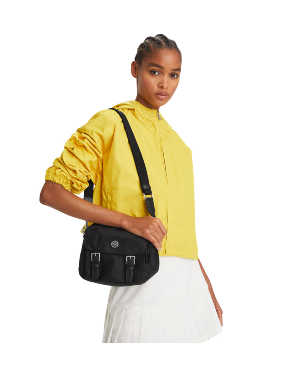 on-model-Tory-Burch-Virginia-Small-Messenger-Bag-Black