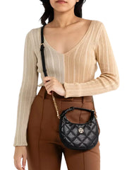 on-model-Tory-Burch-Willa-Mini-Crescent-Bag-Black