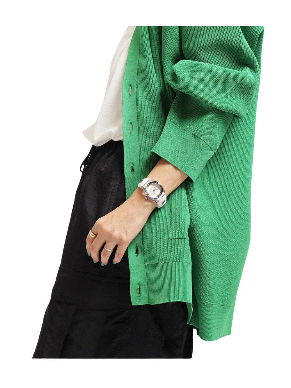 on-model1-Gucci-Sync-36MM-Stainless-Steel-White-Rubber-Strap-WatchWEBP