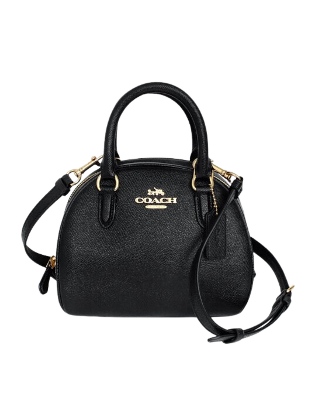 on-produk-Coach-CA202-Sydney-Satchel-in-Pabble-Leather-Black