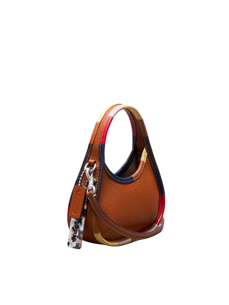 Coach Ergo Mini Bag In Coachtopia Leather With Colorful Binding