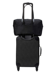 try-on-Kate-Spade-Chelsea-Nylon-Wekender-Bag-Black