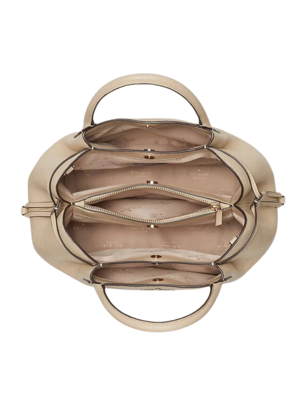 gambar-dalam-Kate-Spade-Dumpling-Pebbled-Leather-Large-Satchel-In-Light-Sand