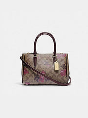Coach F88563 Mini Surrey Signature Khaki Berry Multi
