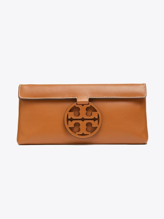 Tory Burch Miller Clutch Aged Camello