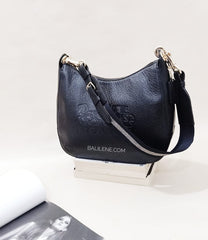 Coach F72702 Leather Jes Hobo Shoulder Black