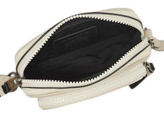 Coach 1289 Edge Double Pouch Crossbody Chalk Steam