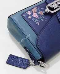 Coach 91024 Rose Bouqt Jade Shoulder Bag Midnight Multi