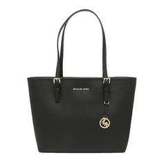 Michael Kors 35H7GTVT2L Medium Jet Set Carryall Tote Black