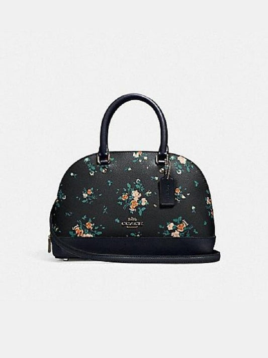 Coach 91430  Mini Sierra Rose Bouqt Midnight Multi