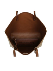 Coach 36658 Reversible Signature City Tote Khaki Saddle