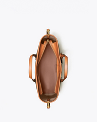Tory Burch 53304 Gemini Small Tote Light Umber