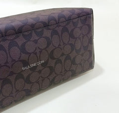 Coach F76636 Signature Town Tote Brown Black