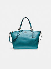 Coach F23538 Small Kelsey Satchel Metallic Dark Teal