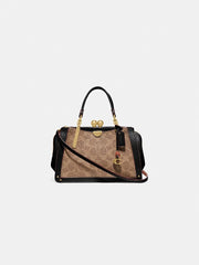Coach 88542 Dreamer 21 Signature Kisslock Tan Black
