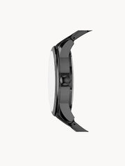 Fossil Bq2220 Flynn Mechanical Black-tone Stainless Steel Watch