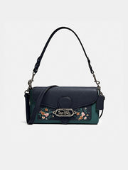 Coach 91024 Rose Bouqt Jade Shoulder Bag Midnight Multi