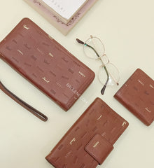 Fossil SL7915914 RFID Logan Zip Brown Multi