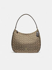 Coach F29959 Otline Signature Zip Khaki Brown