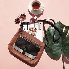 Fossil ZB7378994 Kinley Large Crossbody Neutral Multi