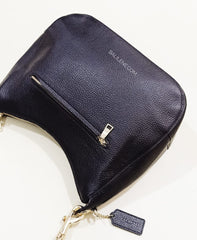 Coach F72702 Leather Jes Hobo Shoulder Black