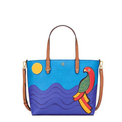Tory Burch 46160 Kerrington Parrot Small Square Tote