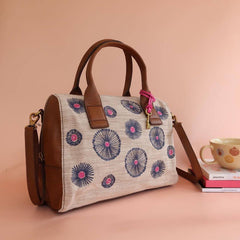 Fossil SHB1872339 Jori Large Satchel Pink Dots