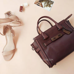 Coach 55496 Swagger 27 In Glovetanned Oxblood