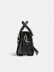 Coach F87295 Swagger 27 Pebble Leather Carryall Black