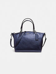 Coach F56127 Small Kelsey Satchel Metallic Navy