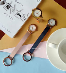 Tory Burch Tbw6002 Ellsworth Leather Strap Pink