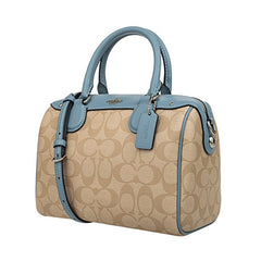 Coach F58313 Signature Mini Bennett In Light Khaki /pool