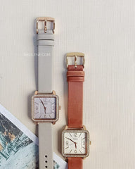 Fossil Bq3369ie Shiloh Three-hand Brown Leather Watch