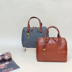 Fossil ZB7314080 Rachel Satchel Black Stripe