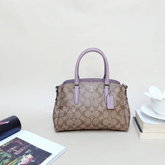 Coach F29434 Mini Sage Carryal In Signature Canvas Khaki Jasmine