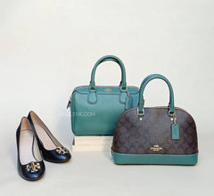 Coach F32202 Mini Bennett Satchel Dark Turquoise
