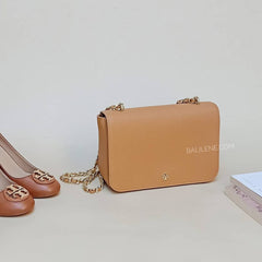 Tory Burch 52973 Emerson Adjustable Chain Shoulder Bag Cardamom