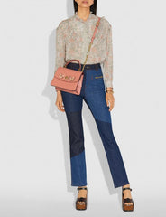 Coach 69606 Parker Butterfly App Top Handle Light Peach