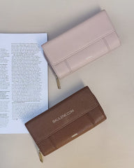 Fossil SWL1820656 Jori Flap Clutch Dusty Rose