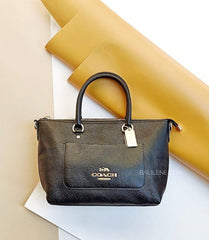 Coach F31466 Mini Emma Satchel Black