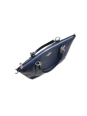 Coach F56127 Small Kelsey Satchel Metallic Navy
