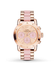 Coach 14502535 Sport Ladies Chronograph Watch Fashion Rose Gold