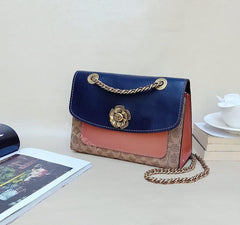 Coach 69586 Parker Signature Canvas Tan Ink Light Peach