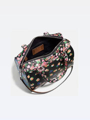 Coach F57626 Mini Bennet Satchel Floral  Micx Print Coated Canvas Multicolor